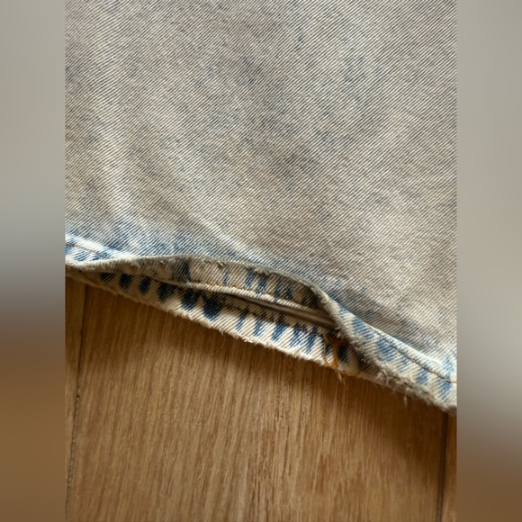 BP Acid wash bleached denim wide leg high waisted jeans - Picture 14 of 16